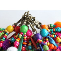 Keyring bag charm with shell approx. 20 cm