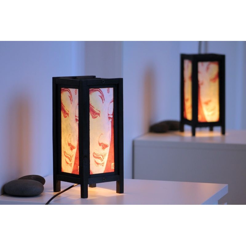 Lampe Thailand Lostusbaum 28 cm Höhe