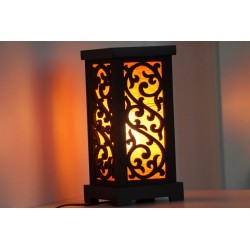 2. Wahl: Lampe aus Thailand einfacher Aufbau, Orange - LICHT208