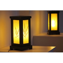 2. Wahl: Lampe aus Thailand einfacher Aufbau, Gelb - LICHT209