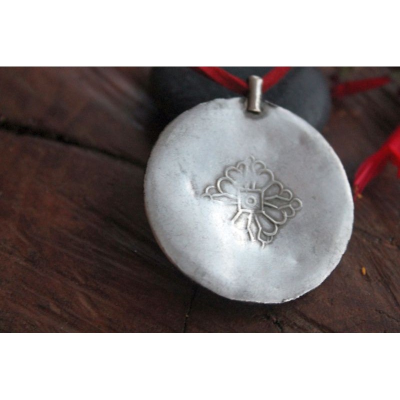 Tibetischer Anhänger Koralle und Türkis