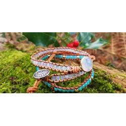 Three-layer wrap bracelet elegant yoga bracelet meditation healing effect