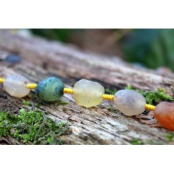 Necklace with natural stones for spiritual energy
