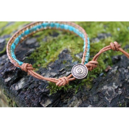 Elegantes minimalistisches Jaspis Armband Innenumfang 16,5 minimal