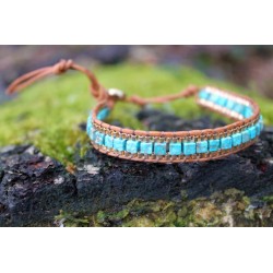 Elegant minimalist jasper bracelet