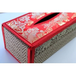 Tissue Box / Tücher Box / Kosmetiktücherbox im Thai-Stil Elefantenmuster - Tissue008