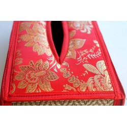 Tissue Box / Tücher Box / Kosmetiktücherbox im Thai-Stil Elefantenmuster - Tissue008