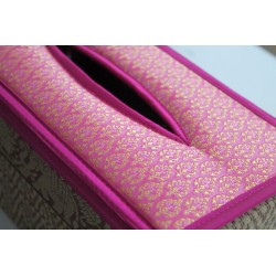 Tissue Box / Tücher Box / Kosmetiktücherbox im Thai-Stil Elefantenmuster - Tissue016