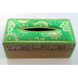 Tissue Box / Tücher Box / Kosmetiktücherbox im Thai-Stil Elefantenmuster - Tissue019