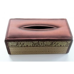 Tissue Box / Tücher Box / Kosmetiktücherbox im Thai-Stil Elefantenmuster - Tissue023