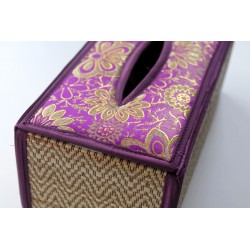 Tissue Box / Tücher Box / Kosmetiktücherbox im Thai-Stil Elefantenmuster - Tissue024