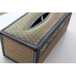 Tissue Box / Tücher Box / Kosmetiktücherbox im Thai-Stil Elefantenmuster - Tissue029