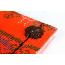 Diary notebook fabric Thailand with elephant 19x14 cm- THAI100