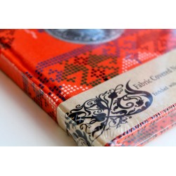 Diary notebook fabric Thailand with elephant 19x14 cm- THAI100