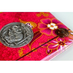 B-Ware: Diary notebook fabric Thailand with elephant 19x14 cm- THAI191