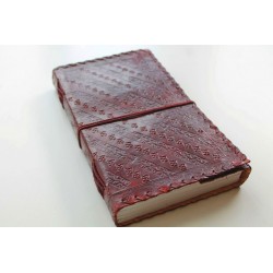 copy of Notebook with genuine leather cover 23x14 cm