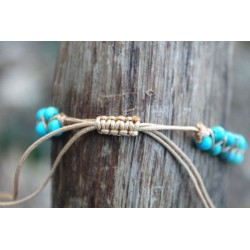 Turquoise bracelet heart shape passion heart bead bracelet