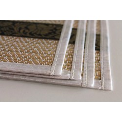 4 place mat including coaster white