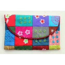 Purse pouch with embroidery - BÖRSE422