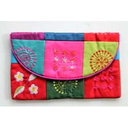 Purse pouch with embroidery - BÖRSE427