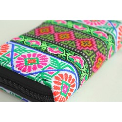 copy of Purse Wallet Purse medium-sized with Hmong fabric