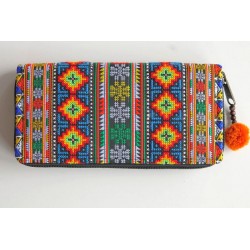 copy of Purse Wallet Purse big with Hmong fabric