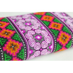 copy of Purse Wallet Purse big with Hmong fabric