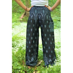 Haremshose Yogahose Hippiehose Schwarz Größe S / M - HOSE051