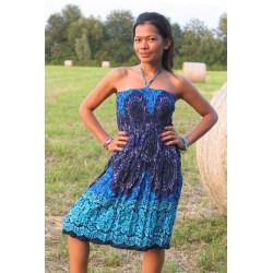 Sommerdress Sommerkleid Dress in Blau