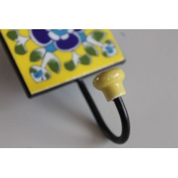 copy of Wall hook Kitchen hook with hand-painted tile