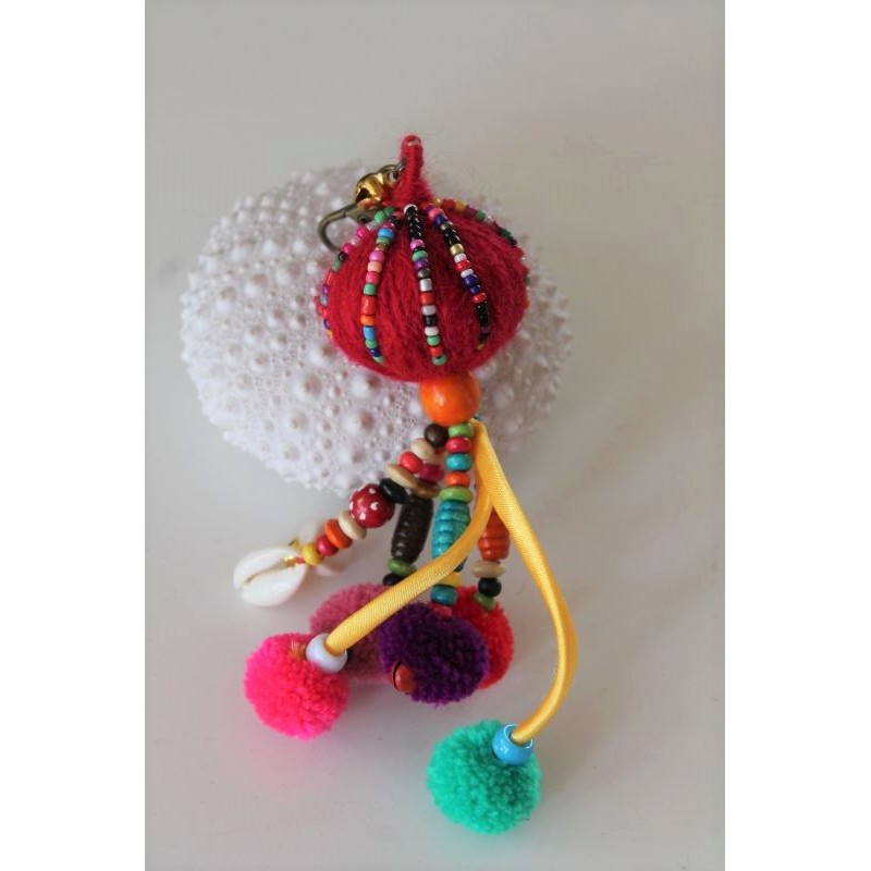 copy of Keychain bag charms ball of wool 22 cm