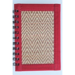 copy of Notebook natural fiber Thailand elephant spiral binding 15x11 cm