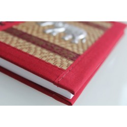 copy of Notebook natural fiber Thailand elephant spiral binding 15x11 cm