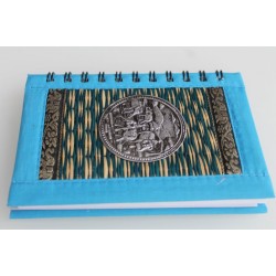 copy of Notebook natural fiber Thailand elephant spiral binding 15x11 cm