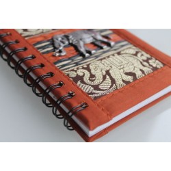 copy of Notebook natural fiber Thailand elephant spiral binding 15x11 cm