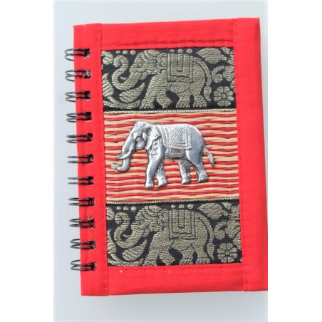 Notizbuch Naturfaser Thailand Elefant liniert