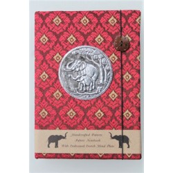 copy of Diary notebook fabric Thailand with elephant 11x11 cm - THAI-S-011