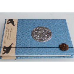 Tagebuch Notizbuch Stoff Thailand mit Elefant 19x14 cm - THAI-G-110