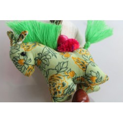 Schlüsselanhänger Taschenanhänger Pferd - HÄNGEDECO5521