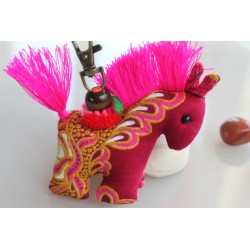 Schlüsselanhänger Taschenanhänger Pferd - HÄNGEDECO5543