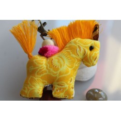 Schlüsselanhänger Taschenanhänger Pferd - HÄNGEDECO5545