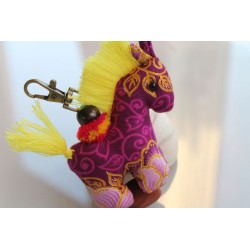 Schlüsselanhänger Taschenanhänger Pferd - HÄNGEDECO5546