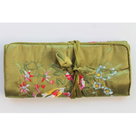 Schmucktäschchen Schmuckaufbewahtung aus Kustseide