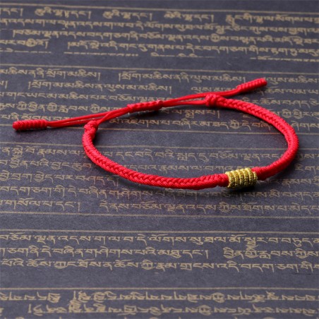 Tibetisches Glücksarmband Knotenarmband