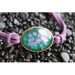 copy of Flower bracelet bracelet with dried flower in resin flower bracelet