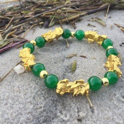 copy of Feng Shui Pi Xiu bracelet carnelian beads gift, prosperity, luck and fortune