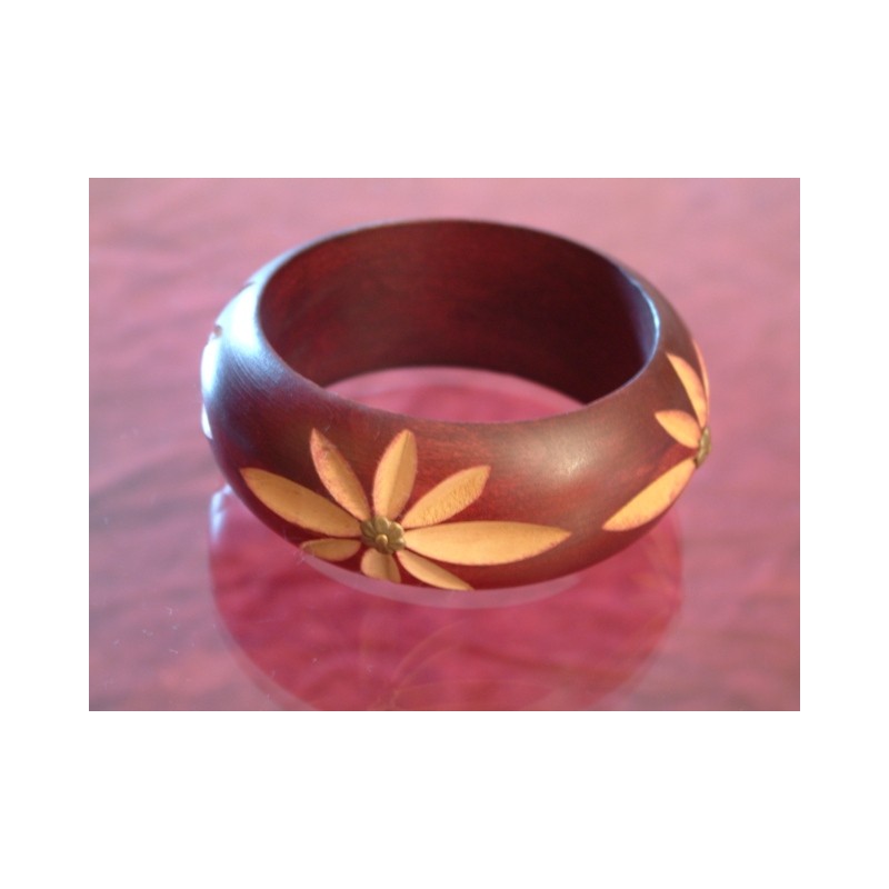 Holzarmreif Blume