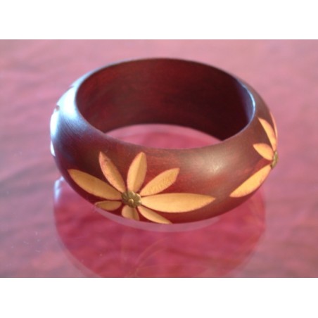 Holzarmreif Blume