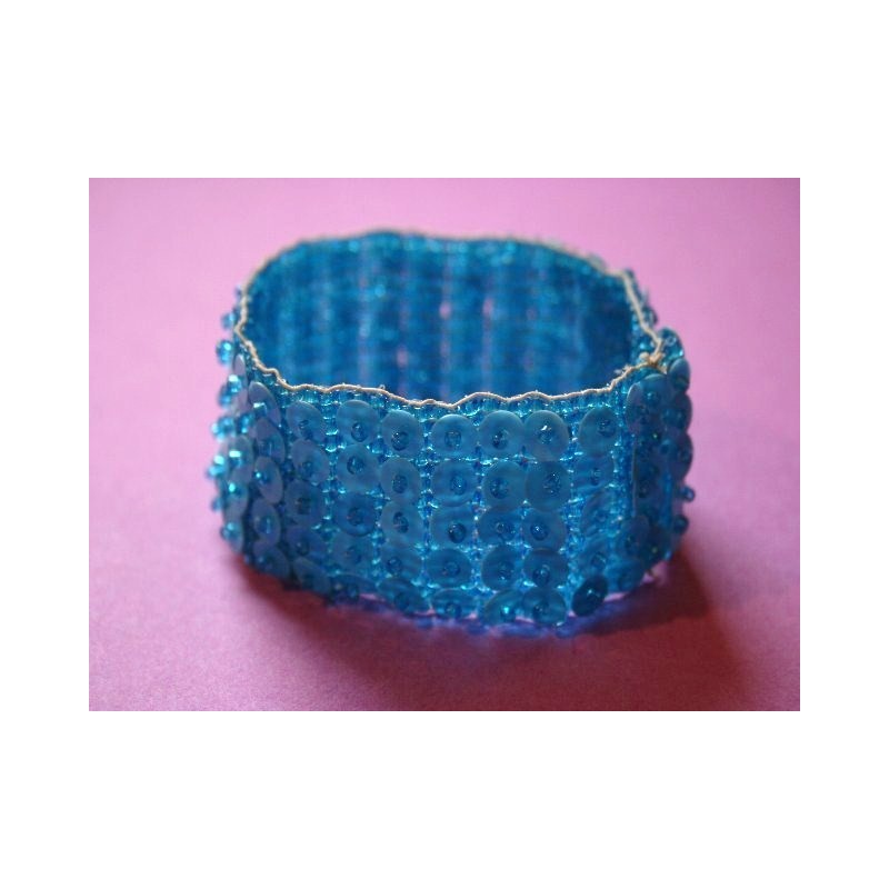 Elastisches Armband blau