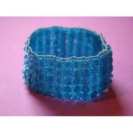 Elastisches Armband blau